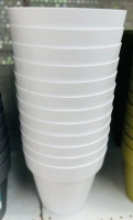 Vaso cleo 20cm bianco