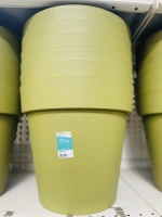 Vaso cleo 30cm oliva