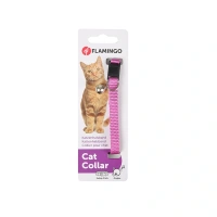 Asp collier chat+cloche pink 30cm