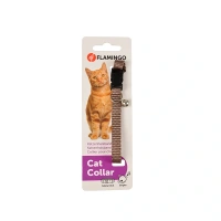 Asp collier chat+cloche gris 30cm