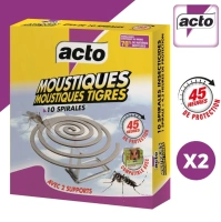 Acto spirale moustiques tigres