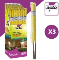 Torche de jardin citronnelle