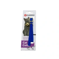 Collier pour chat elastique bleu