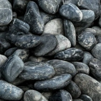 Galet noir poli 20/30 mm 20kg