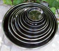 Soucoupe ronde metal d41