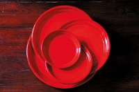 Soucoupe ronde coquelicot d41