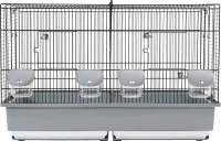 Cage elevage 67 noir / gris