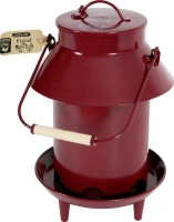 Mangeoire met broc toit grenat