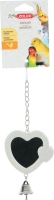 Jouet a susp miroir coeur plast