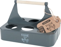 Porte oeufs metal ardoise