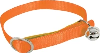 Collier nylon chat orange