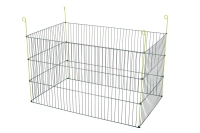 Parc metal ext rect 100 gris