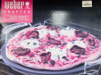 Weber crafted glazed pizza stone