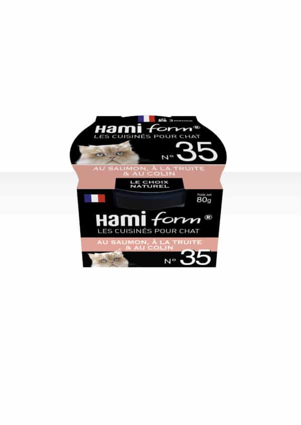 Hamiform Recette n°35 Saumon, truite et colin