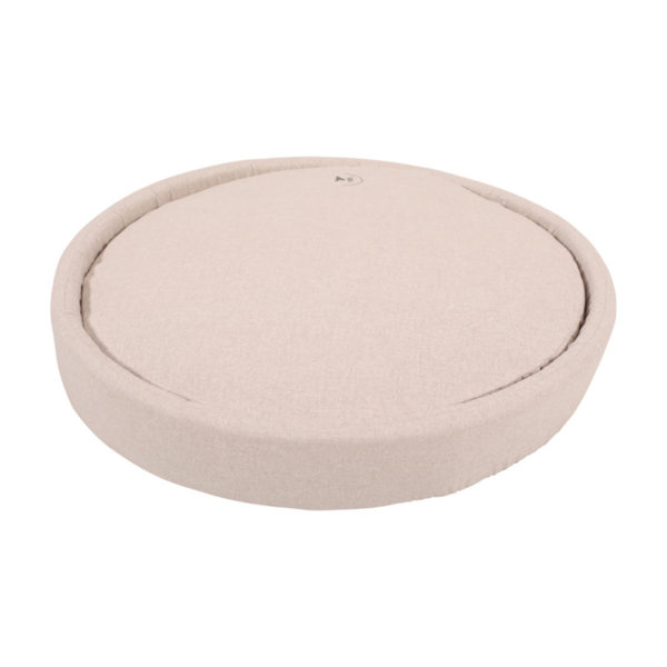 Coussin rond Milano beige