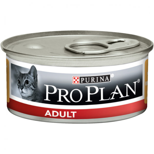 Purina Pro Plan Adult Pâtée au poulet en boîtes pour chat