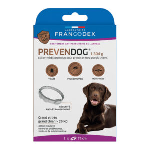 Collier antiparasitaire Preventdog pour chien de plus de 25kg