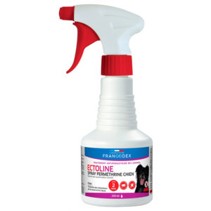 Francodex Ectoline spray perméthrine pour chien