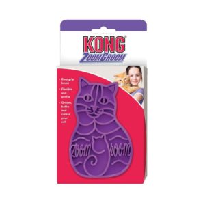 Brosse de massage KONG Zoom Groom pour chat