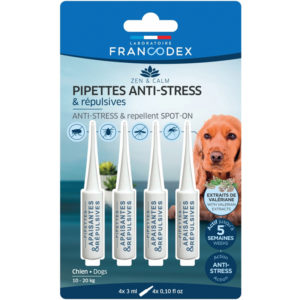 Caractéristiques du Francodex Pipettes anti-stress et répulsives pour chiens de 10 à 20 kg
