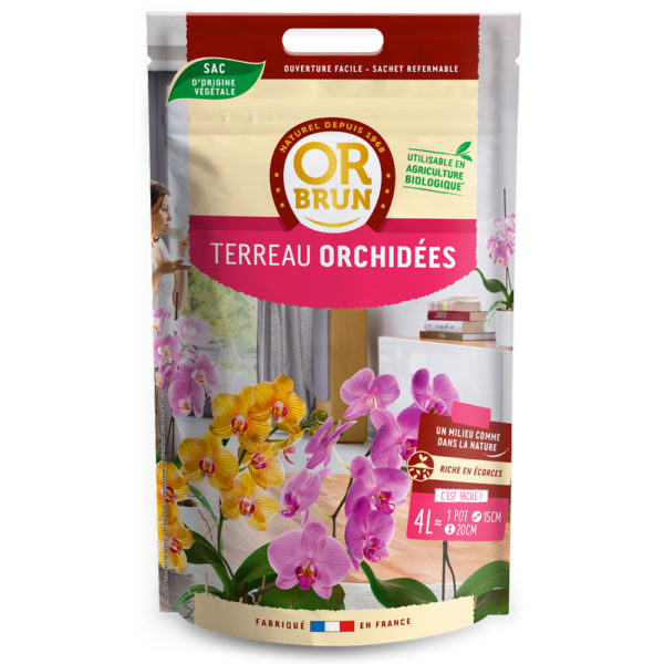 Terreau orchidées Or Brun