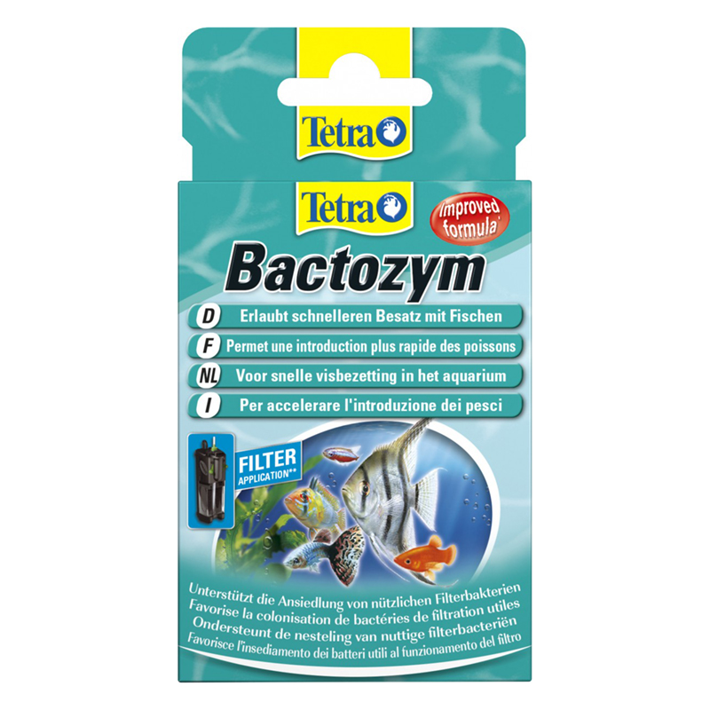 Tetra Bactozym Bactéries en gélules pour aquarium - Jardinerie du théâtre