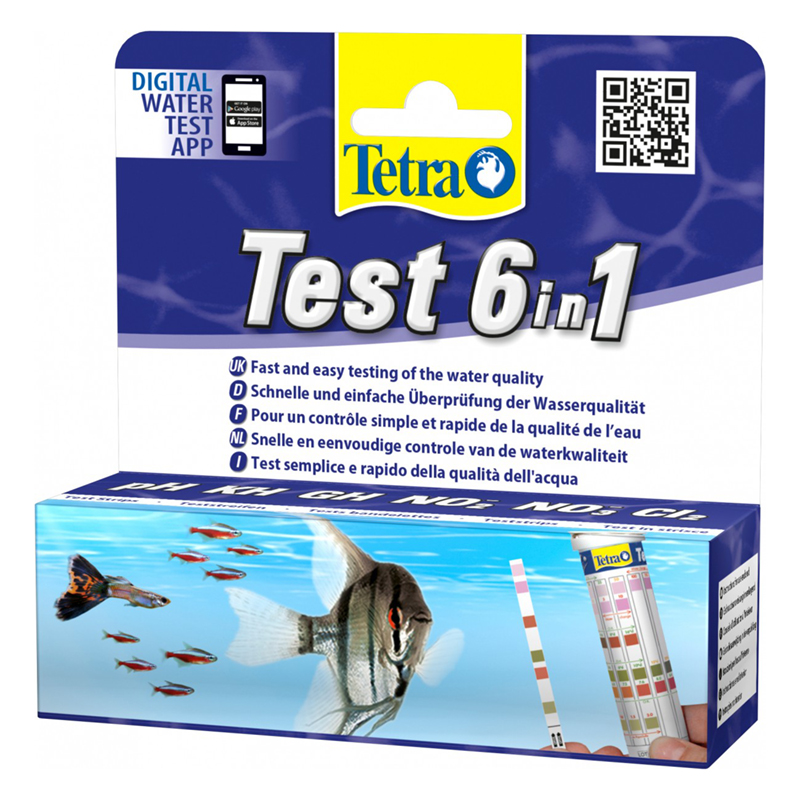 Tetra Test 6 en 1 pour eau d'aquarium - Jardinerie du théâtre