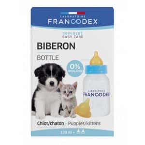 Biberon 120 ml pour chiots et chatons - Francodex