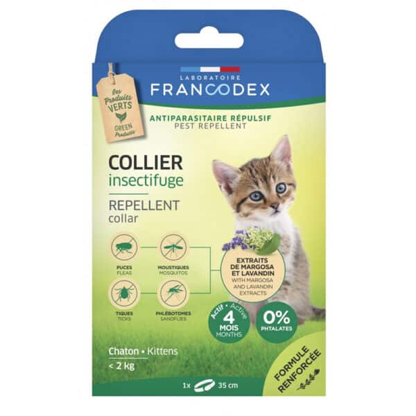 Collier Insectifuge pour chaton - Francodex