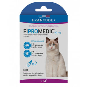 Fipromedic 50g pipettes anti-puces et tiques pour chats