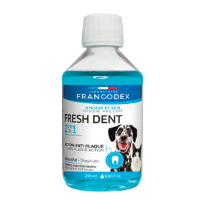 Soin dentaire Fresh dent 2 en 1 pour chien et chat 250ml