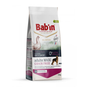 BAB'IN Selective Adulte Maxi Grain Free au poulet sans céréales pour chien de grande taille